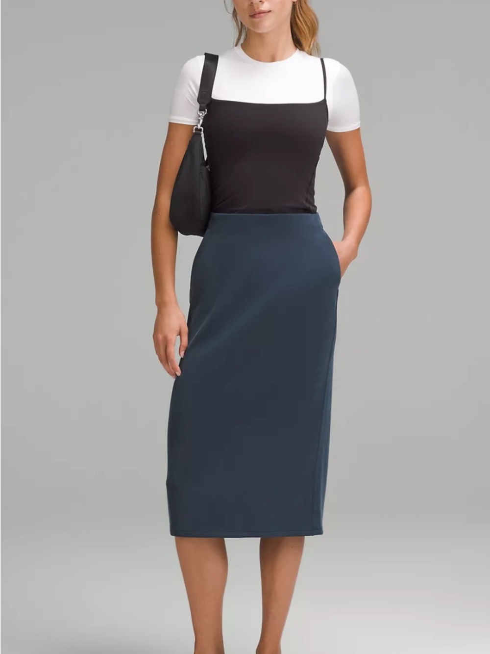 Lululemon Softstreme High-Rise Midi Skirt
